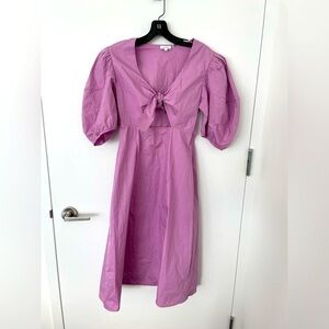 Rhode Ginny midi dress in lilac lavender NWOT
